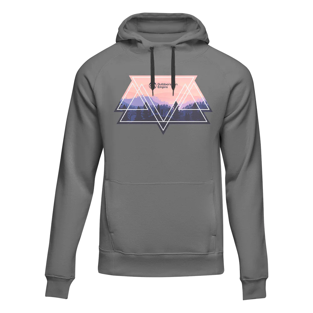 Outdoor Camping Triangles Unisex Hoodie Gear Accessory