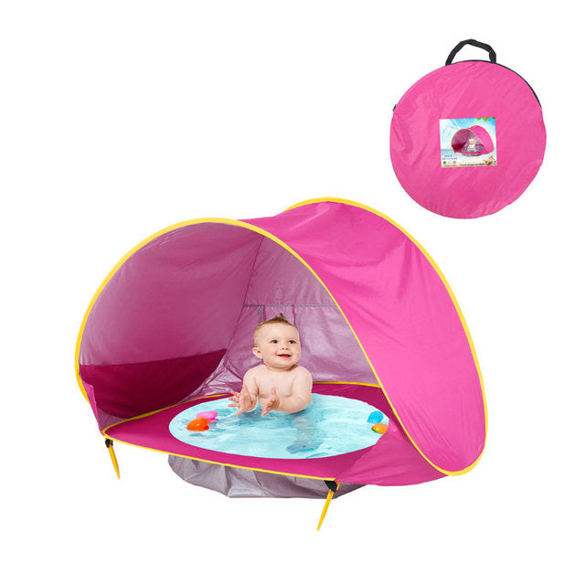 Pop Up Baby Tent for Beach, UV Protection Infant Sun Shelters