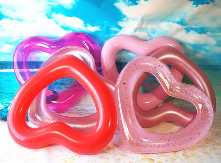 Heart Swimming Pool Float Loungers Tube