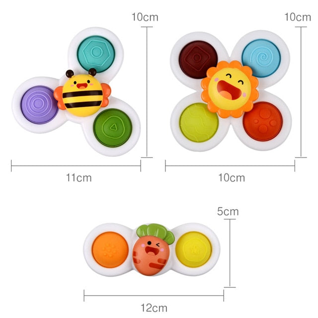 Pop-up Suction Cup Spinner Toys for Baby