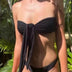 Beach Glow Banded Bikini Swimsuit