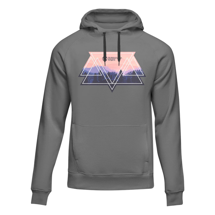 Outdoor Camping Triangles Unisex Hoodie Gear Accessory