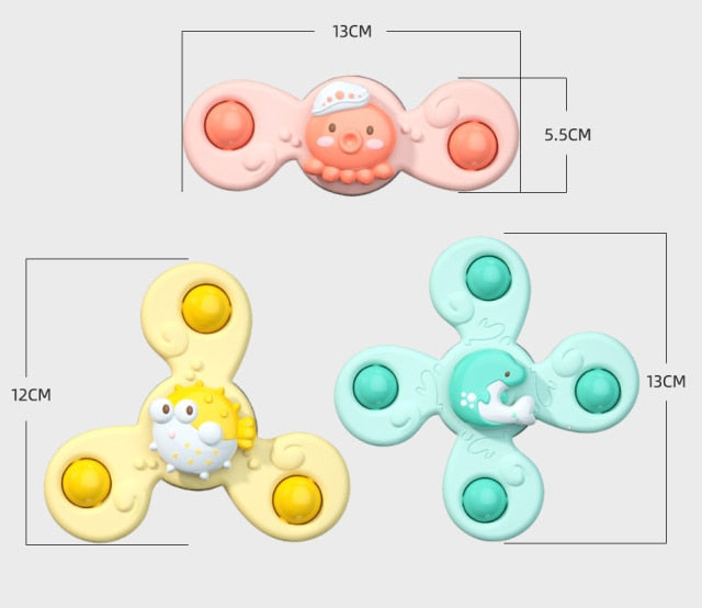 Pop-up Suction Cup Spinner Toys for Baby