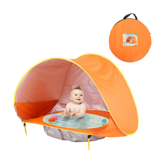 Pop Up Baby Tent for Beach, UV Protection Infant Sun Shelters