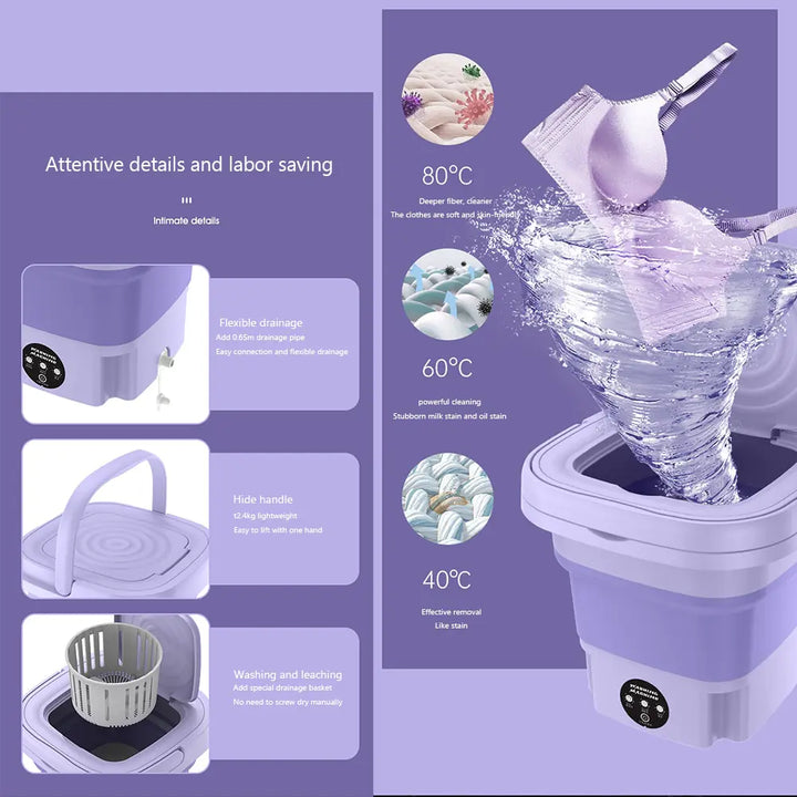 Portable Foldable Washing Machine
