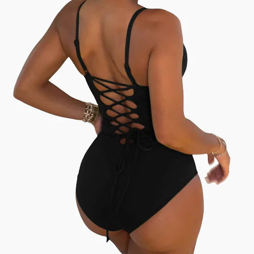 shapewear swimsuit black
